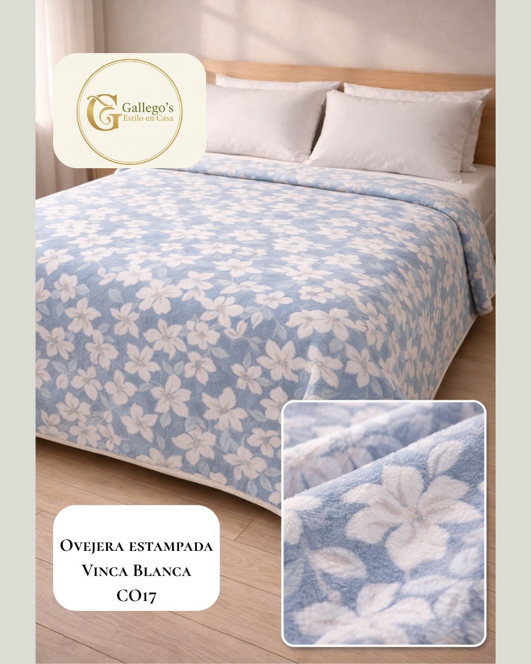 Cobija Ovejera con Estampado