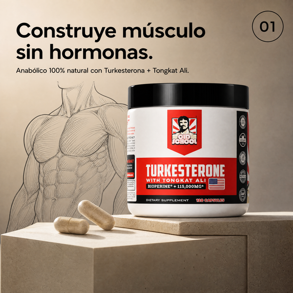 Construye músculo sin hormonas