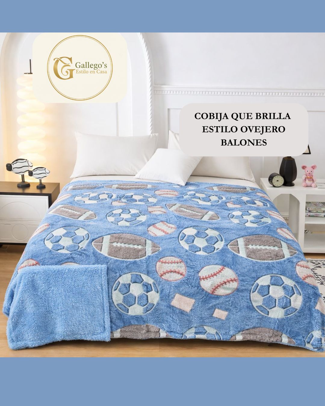 Cobija Luminosa Estilo Ovejero