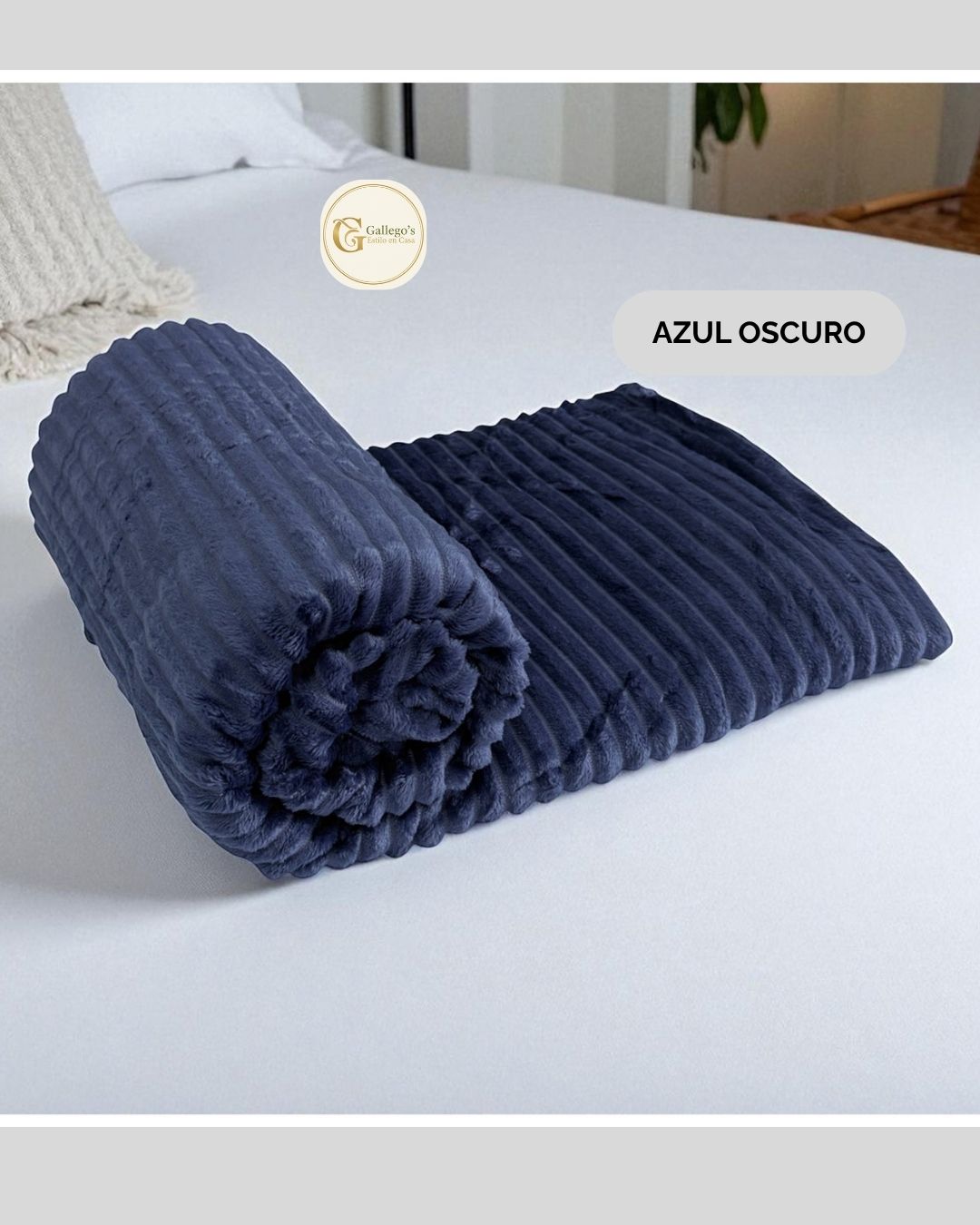 Cobija Acanalada Piel de Conejo