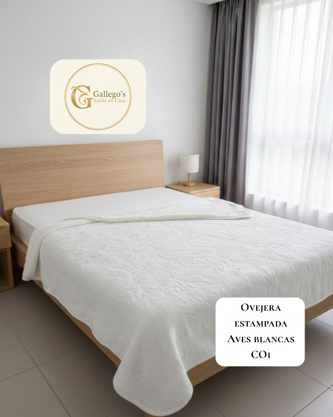 Cobija Ovejera con Estampado