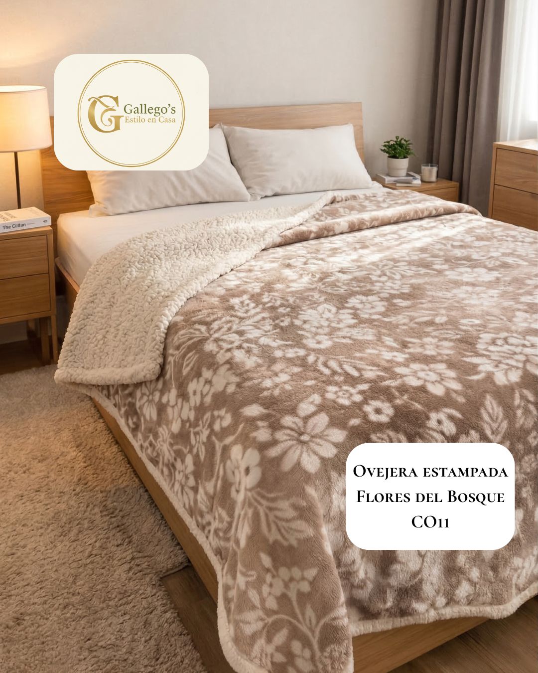 Cobija Ovejera con Estampado