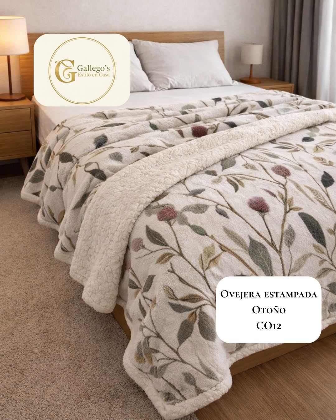 Cobija Ovejera con Estampado