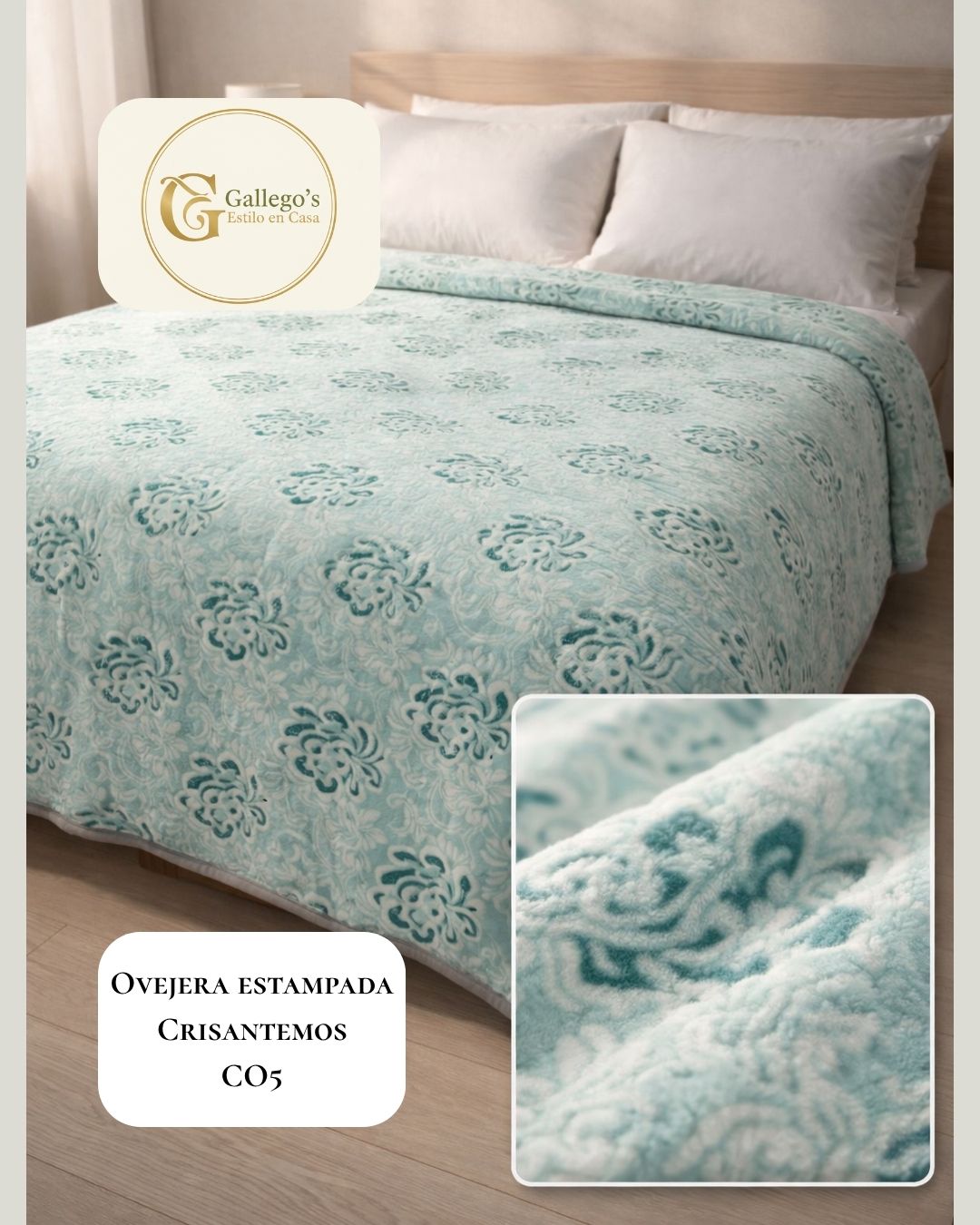 Cobija Ovejera con Estampado