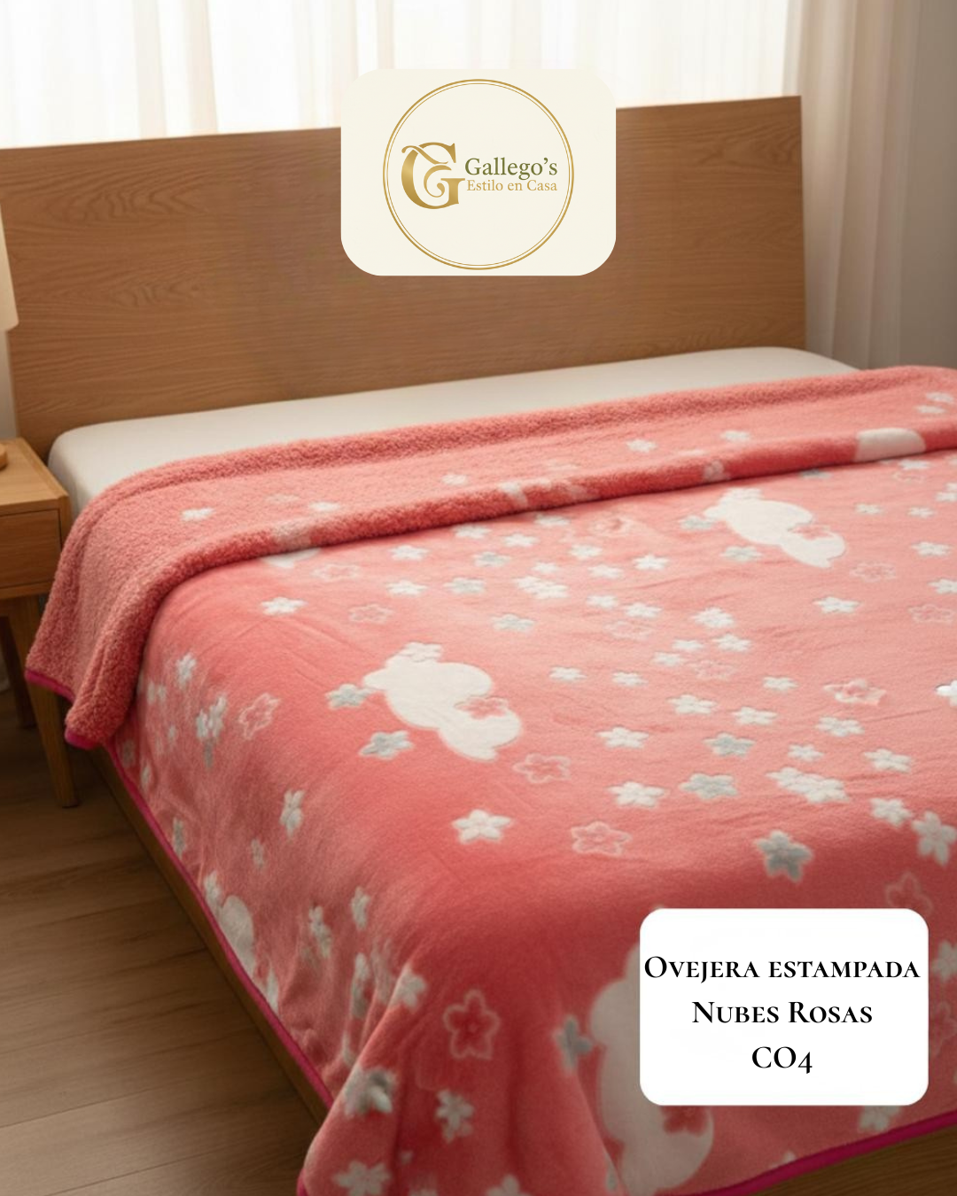 Cobija Ovejera con Estampado