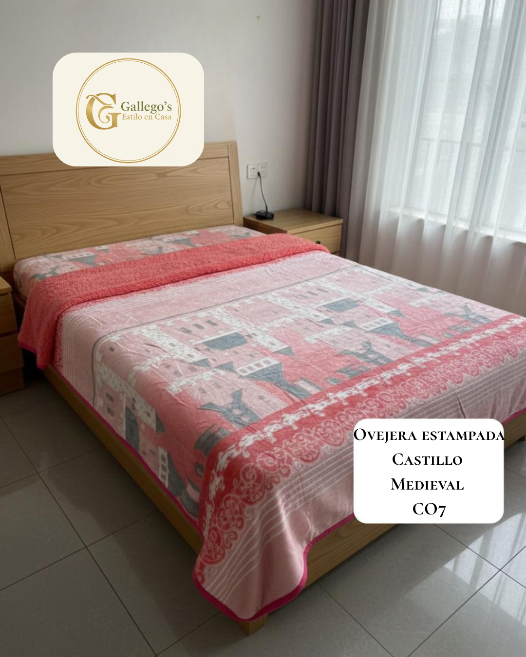 Cobija Ovejera con Estampado