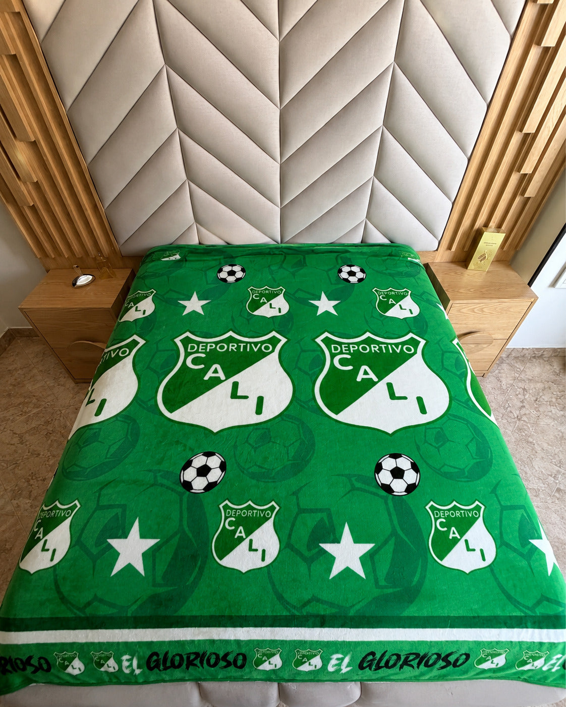 🌟 Cobija Deportiva Piel de conejo, con Diseños Deportivos ⚽