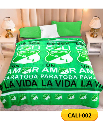 🌟 Cobija Deportiva Piel de conejo, con Diseños Deportivos ⚽