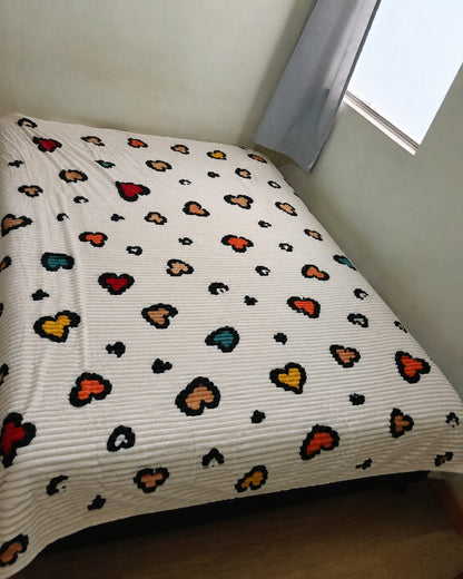 Cobijas Piel De Cisne con Estampado