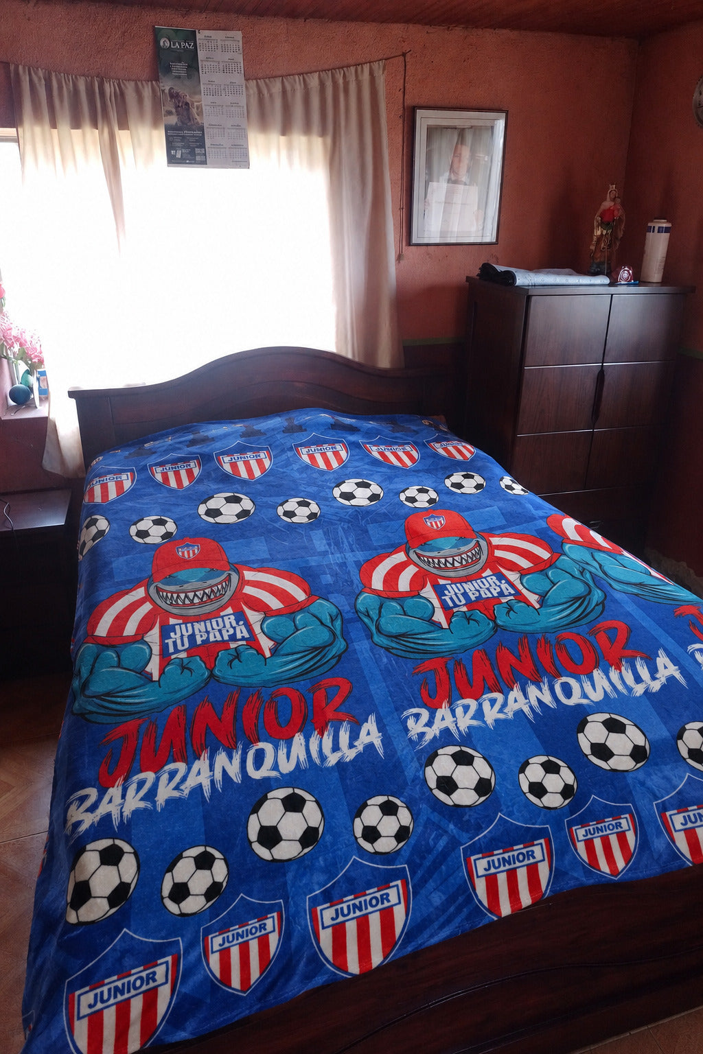 🌟 Cobija Deportiva Piel de conejo, con Diseños Deportivos ⚽