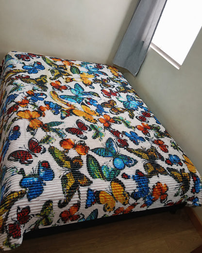 Cobijas Piel De Cisne con Estampado