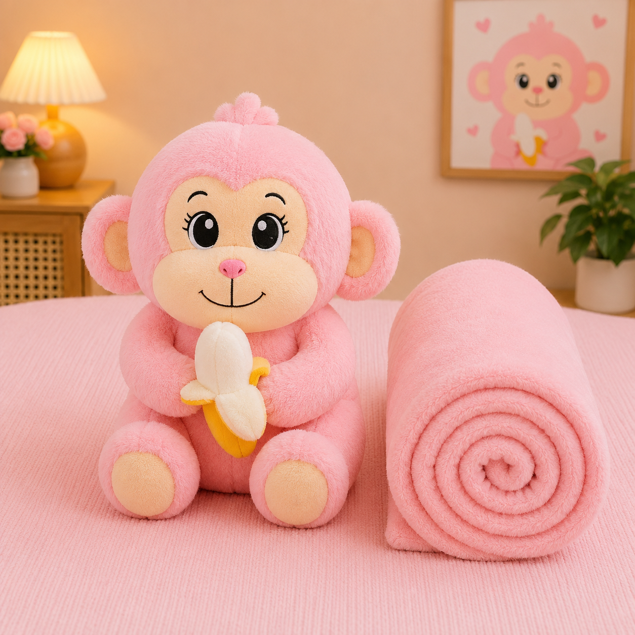 Peluches con Cobija