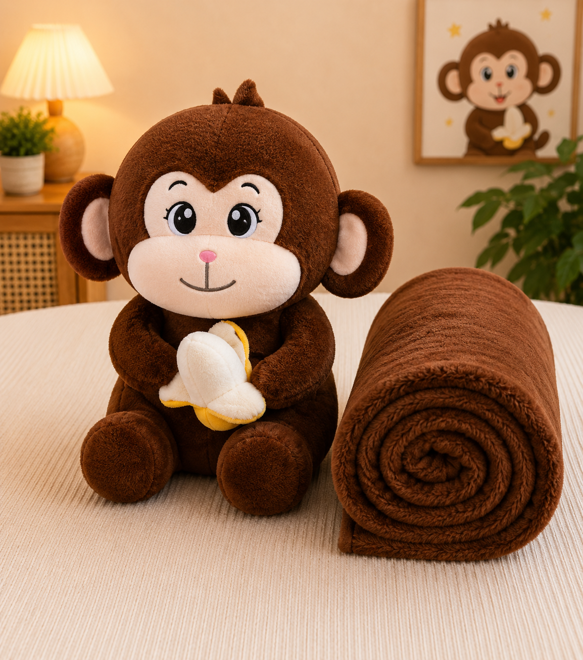 Peluches con Cobija