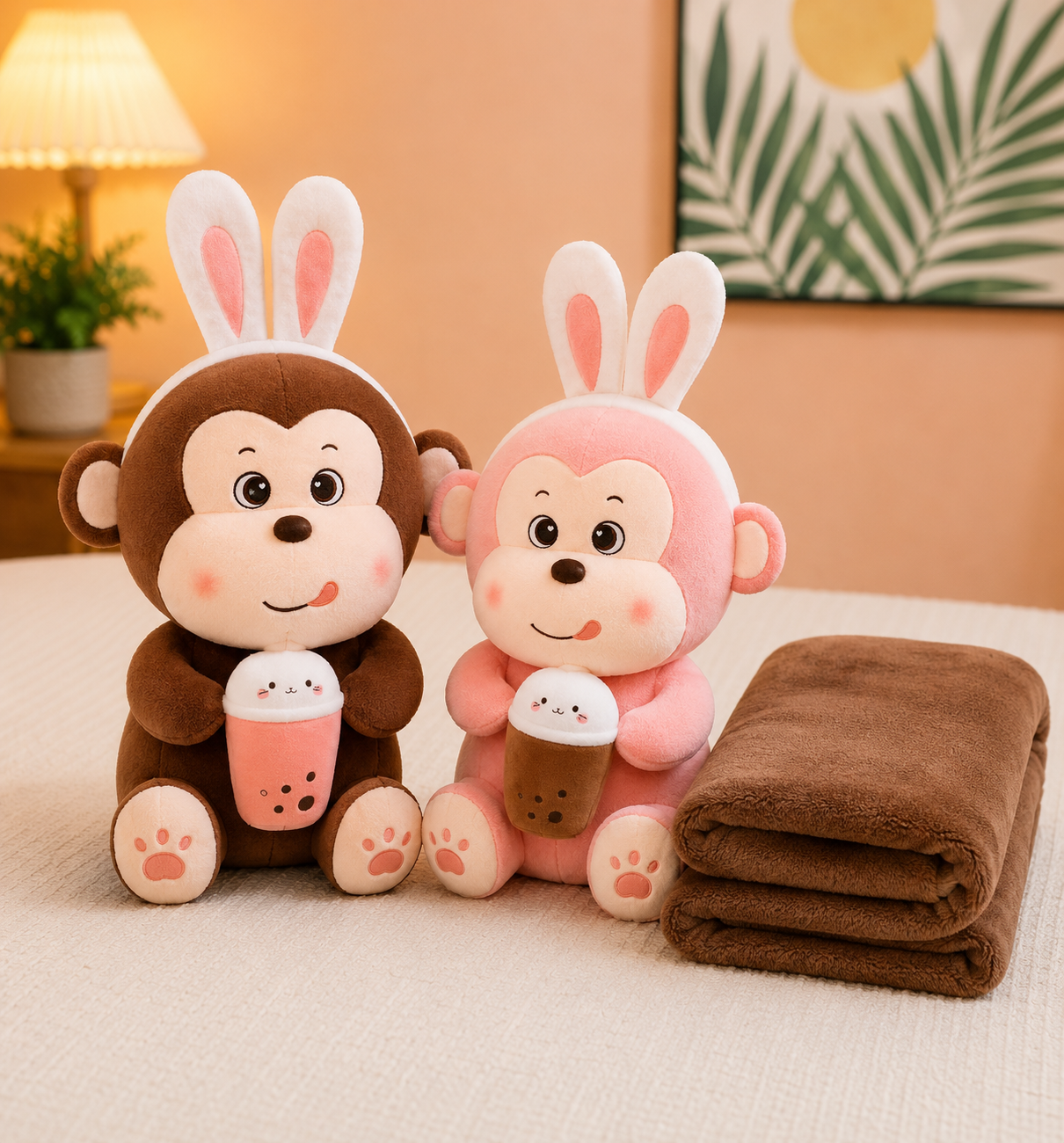 Peluches con Cobija