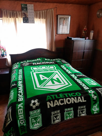 🌟 Cobija Deportiva Piel de conejo, con Diseños Deportivos ⚽