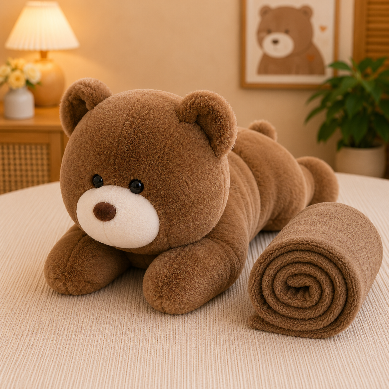 Peluches con Cobija