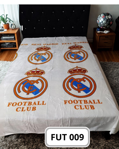 🌟 Cobija Deportiva Piel de conejo, con Diseños Deportivos ⚽