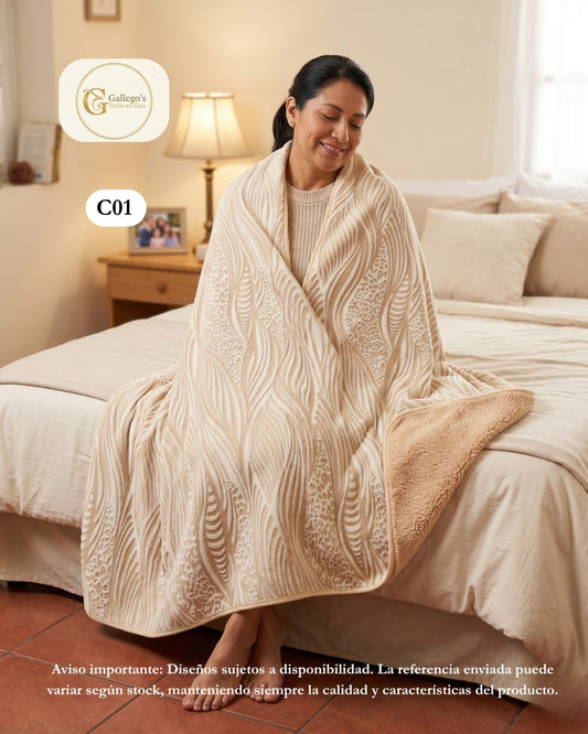 Cobija Ovejera con Estampado