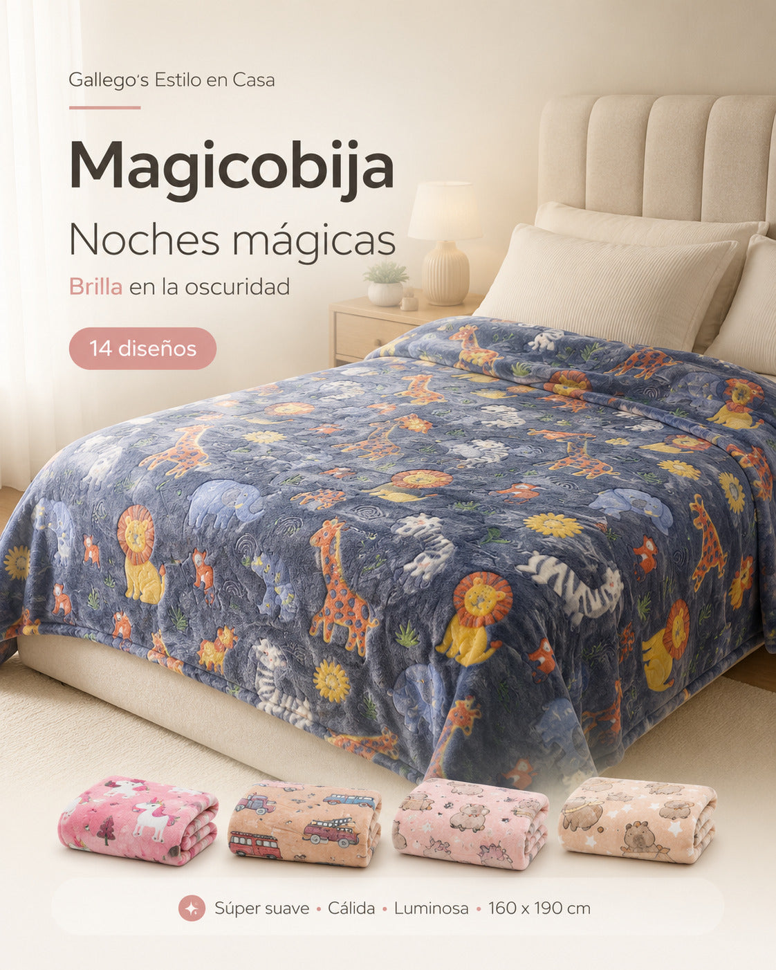 MagiCobija en habitación de niño